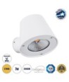 GLOBOSTAR® GARDENIA 60797 Μοντέρνο Φωτιστικό Τοίχου - Απλίκα LED 7W 700lm 60° AC 220-240V Αδιάβροχο IP65 Θερμό Λευκό 2700K - Bridgelux COB Chip & TÜV SÜD Driver - Λευκό Ματ - Μ9.5 x Π13 x Υ7.7cm - 5 Χρόνια Εγγύηση